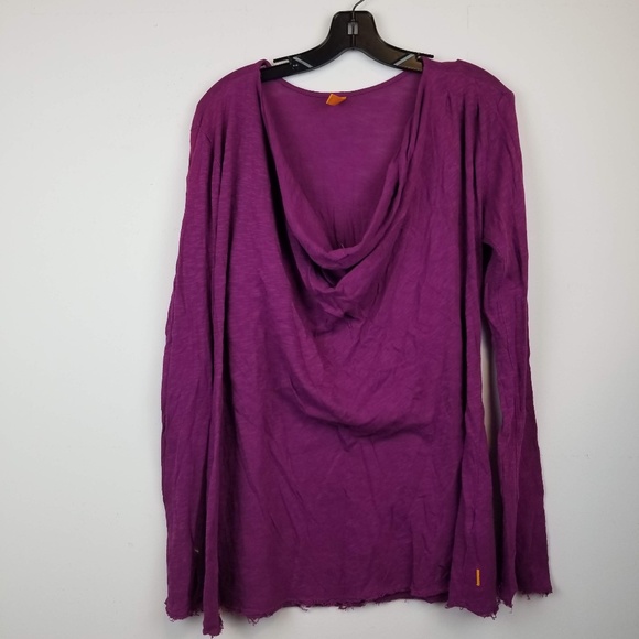lucy Tops - Lucy purple exercise long sleeve cowl neck top lucy Tops - Lucy purple exercise long sleeve cowl neck top